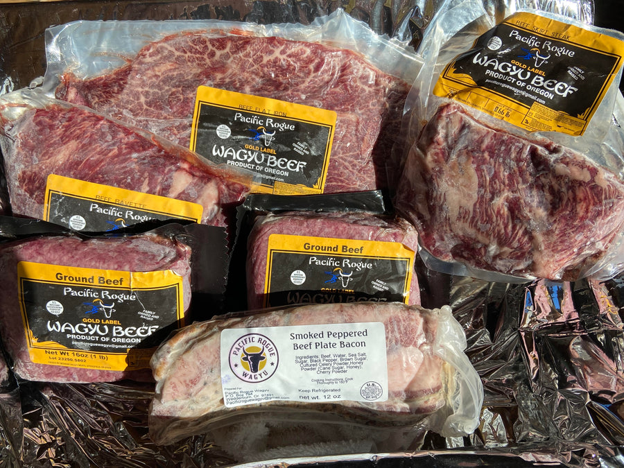 Flat Iron Sampler Box w/ FREE Bacon