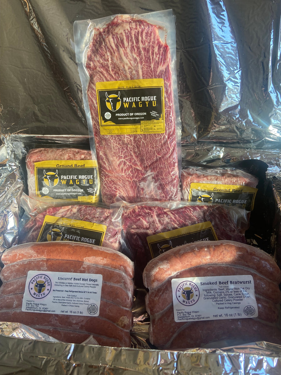 Flat Iron Sampler Box w/ FREE Bacon